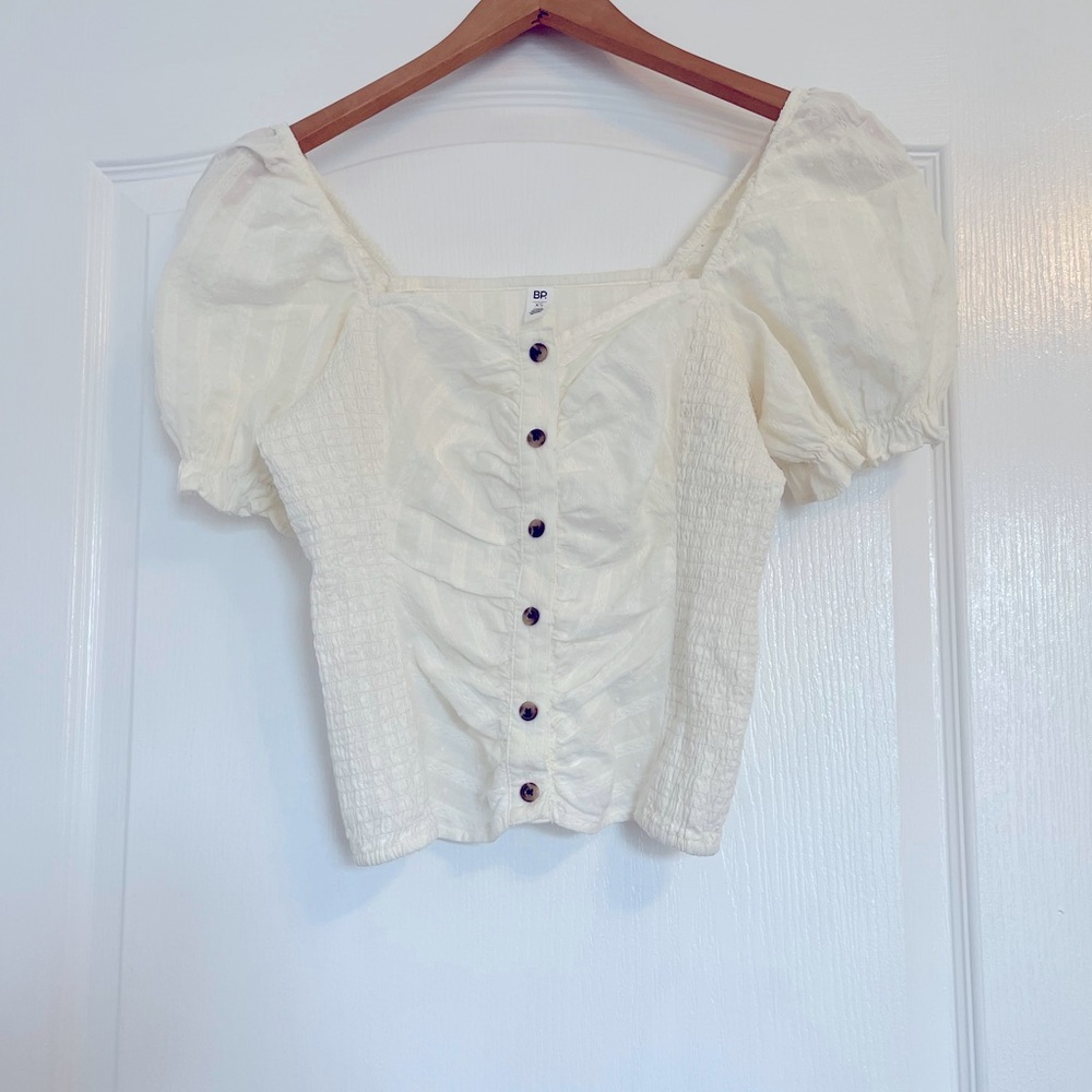 Woman’s smocked top